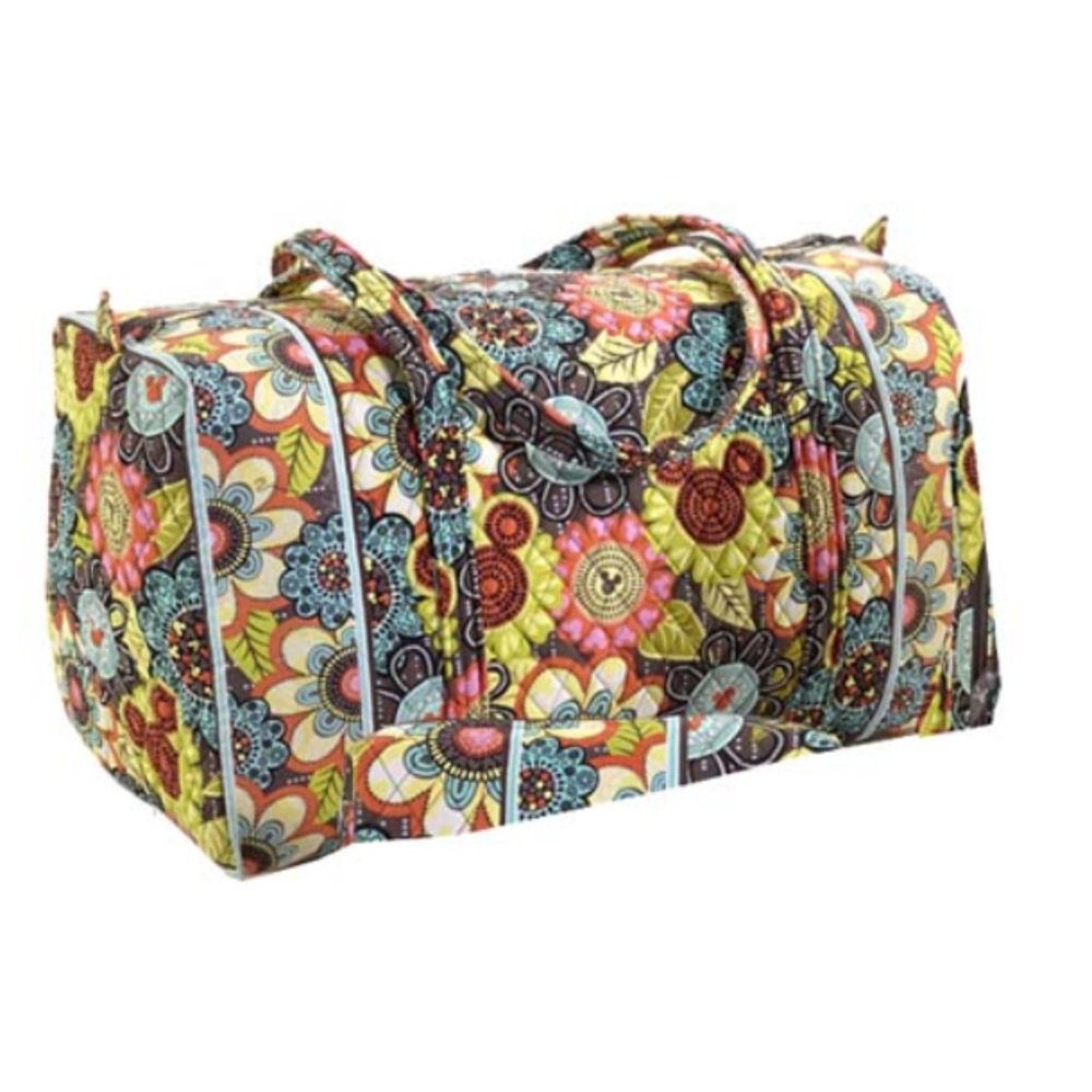 Vera Bradley Large Duffel Bag in Mickeys Perfect Petals